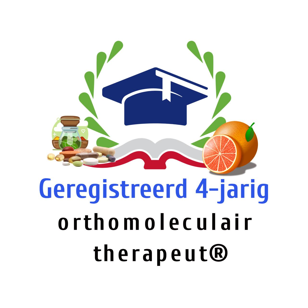 Geregistreerd 4-jarig orthomoleculair therapeut